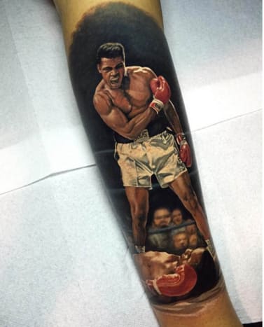 Ο Butcher έκανε τατουάζ σε αυτό το κομμάτι λίγο αφότου πέρασε ο Ali φέτος.