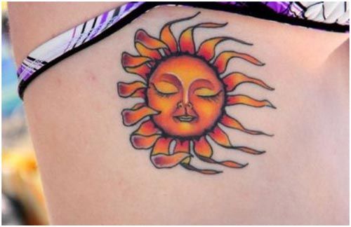 Sun Tattoo - TOP 100 - Ranked - Blindingly Gorgeous Tat Art