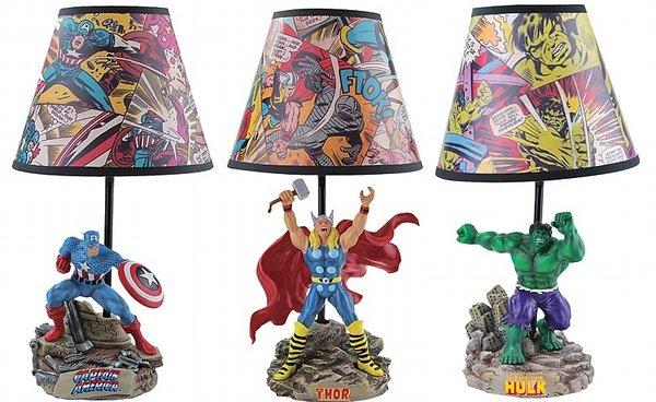 Superhero Novelty Lamps