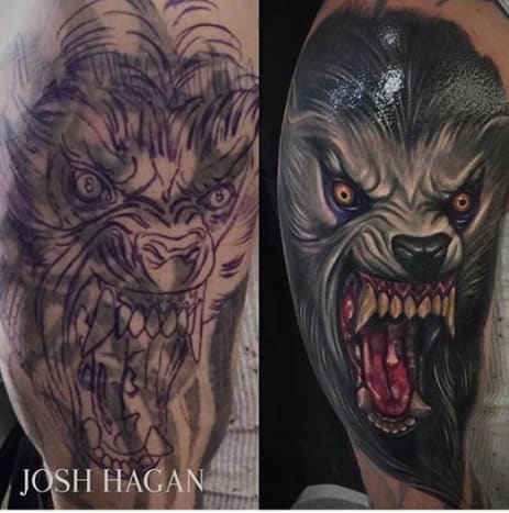 (Cover up tattoo by Josh Hagan) Når det er sagt, skal du ikke have det dårligt, hvis du fortryder din tatovering, for det ser ud til, at mange mennesker kan relatere til tatoveringer anger - tallene lyver ikke!