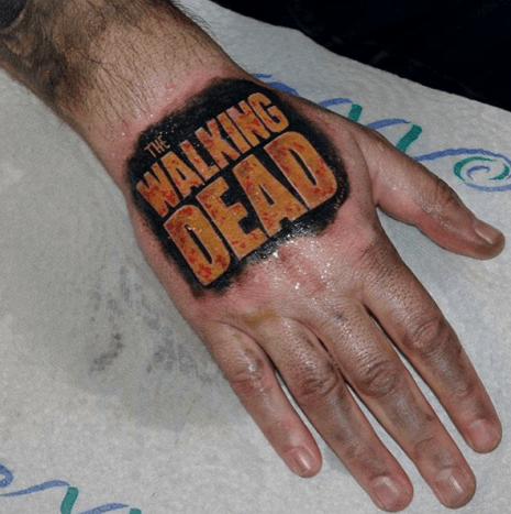 THE WALKING DEAD Tattoo by Morty Tattooer