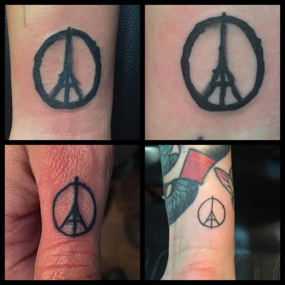 Τατουάζ που τιμούν τα θύματα επίθεσης στο Παρίσι