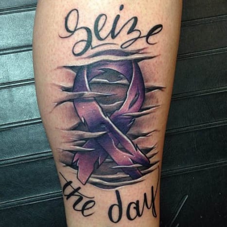Tämän musteen omistaja käytti tatuoinnissaan sanoja, jotka tukivat epilepsiatietoisuutta.