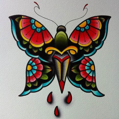 6. Perhoset Jälleen kerran, tässä ei ole yllätys. Perhoset ovat yksi halutuimmista tatuointimalleista, ja on luonnollista, että jotkut ihmiset ovat valmiita eroon niistä.