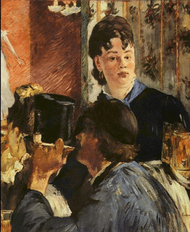 Valokuva Musee de La Boule Fanny oli tarjoilija paikallisessa kahvilassa ja työskennellessään hän katsoi paikallisten miesten pelaavan petankkia.