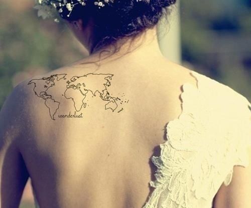 Το πιο cool τατουάζ του παγκόσμιου χάρτη