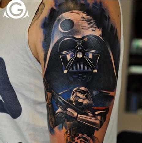 Τατουάζ Darth Vader Sand Trooper