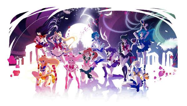 Episk kunst af TholiaArt med alle Sailor Guardians i al deres herlighed og heroiske stillinger. Der er ikke noget mere attraktivt end piger, der viser magt og er sikre på det.