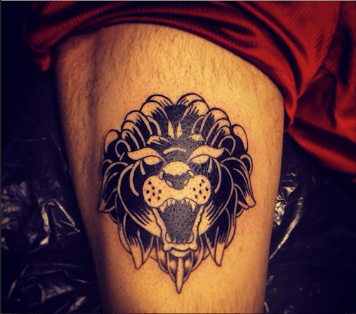 Rise of the Lion fan -tatuointi