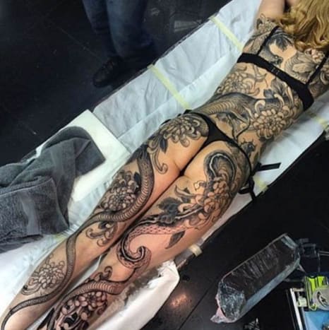 Joao Boscon koko vartalokappale on yksi vuoden 2015 vaikuttavimmista tatuoinneista.