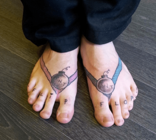 flip flop tatoveringer