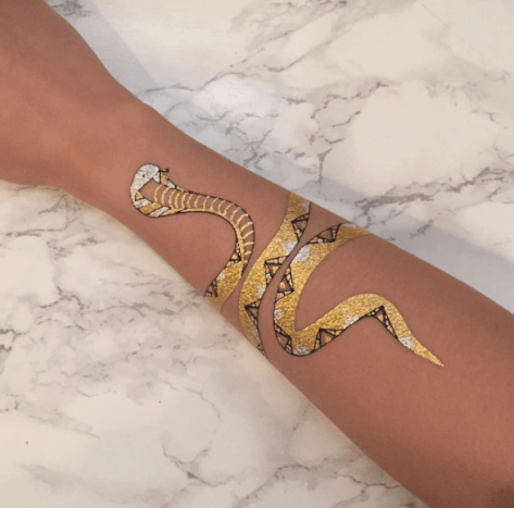 φίδι τατουάζ φλας