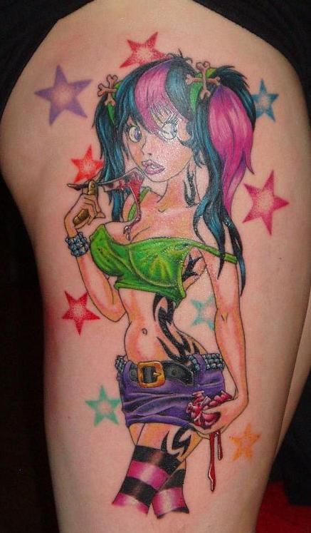 TOP 65 Pin Up Girl Tattoo Sexy -mallit