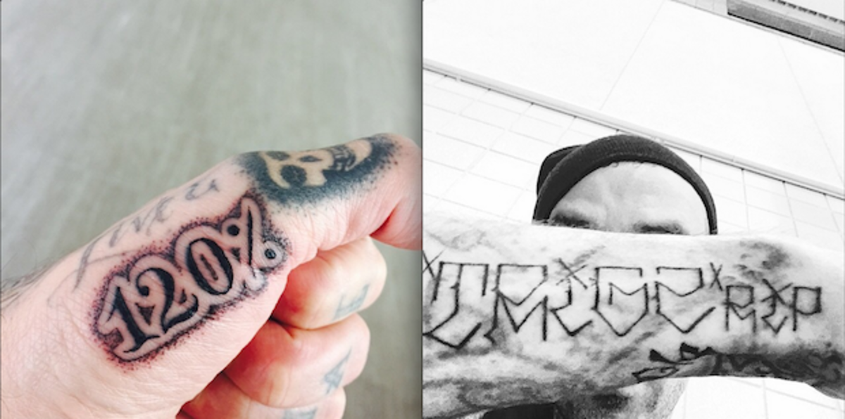 Τατουάζ από τον Chuey Quintanar (Αριστερά) και Big Sleeps (Δεξιά)