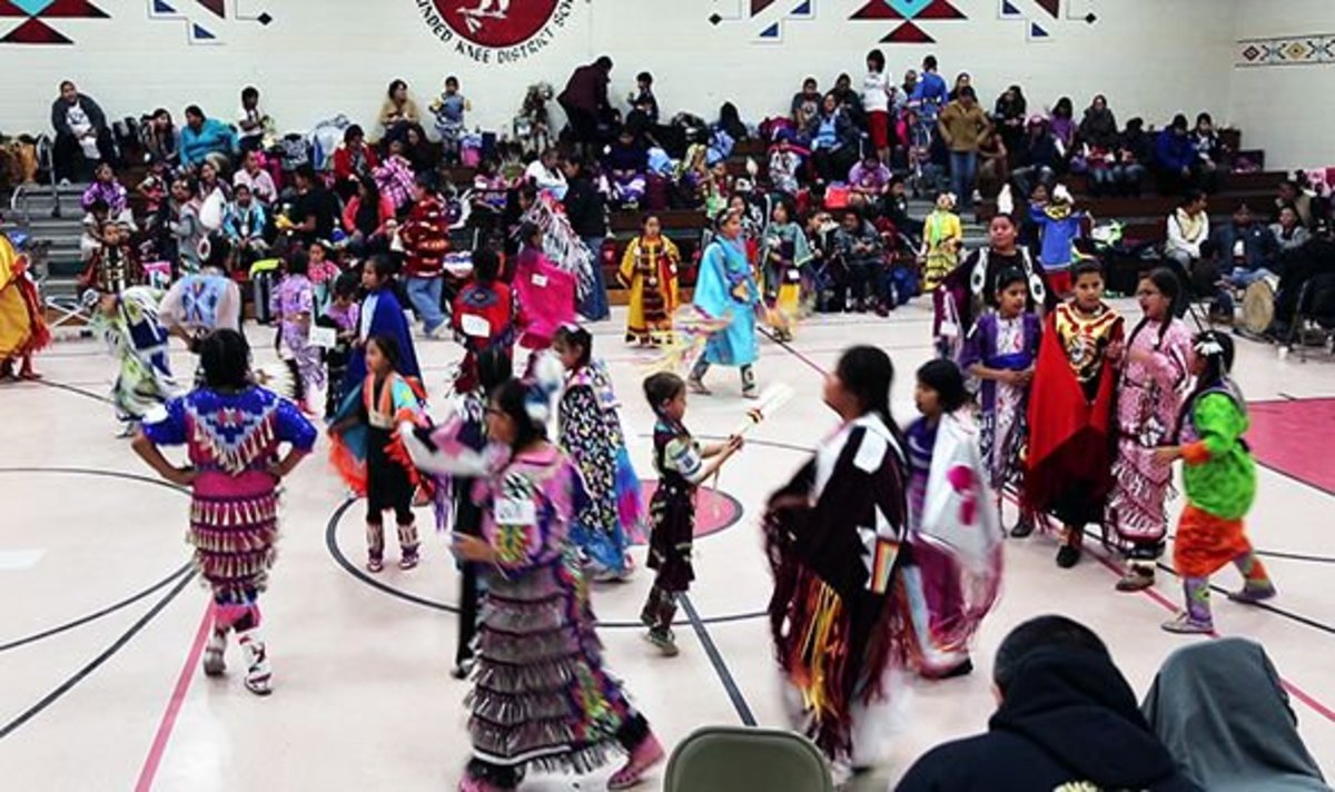 Børnene på Wounded Knee District School