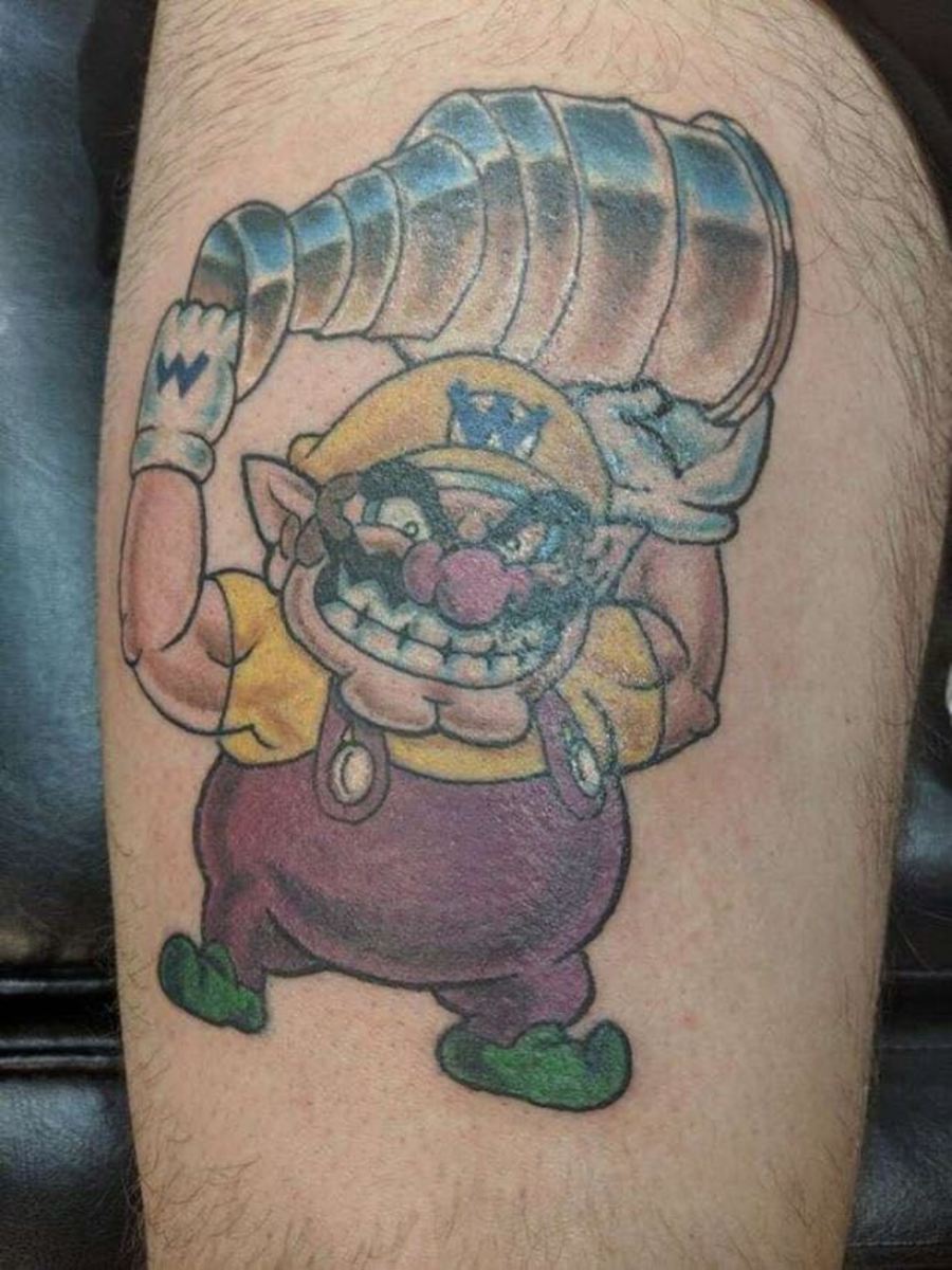 Tommy Savarie's Wario Tattoo for Capitals & apos; Stanley Cup sejr
