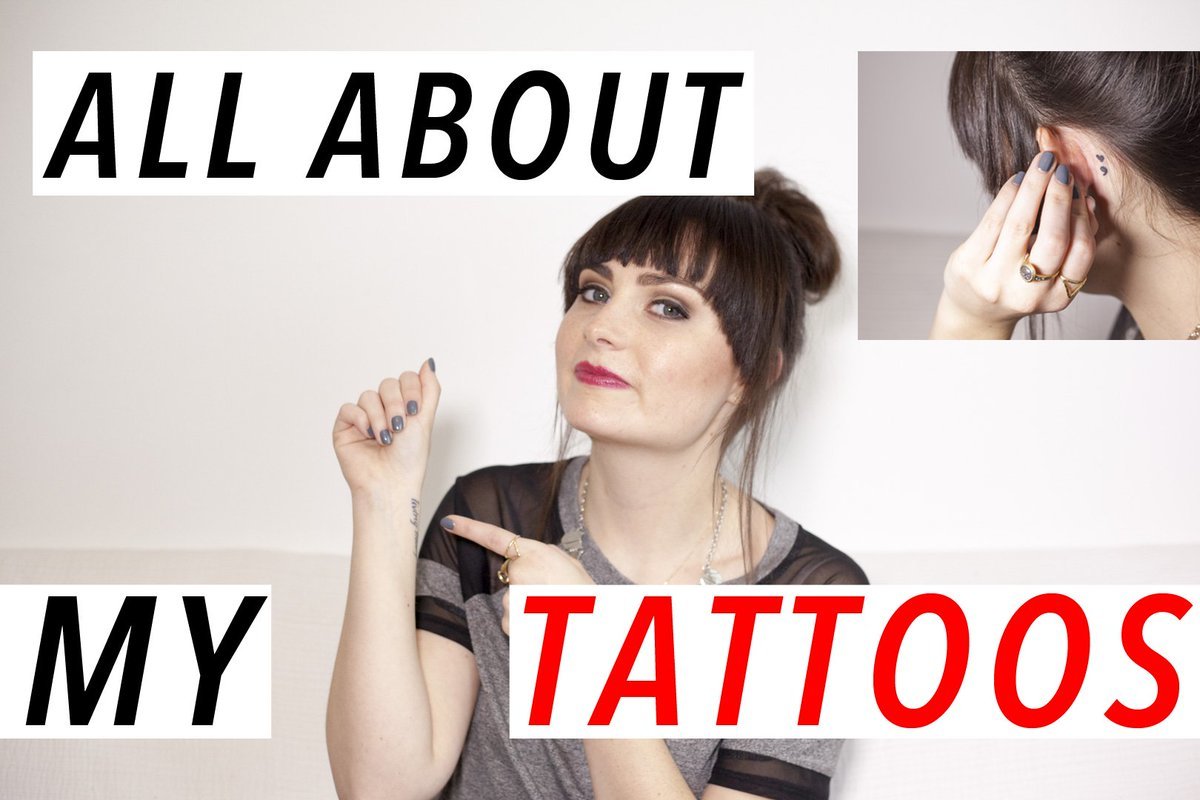 Foto Beskrivelse: YouTuber Molly Burkes & apos; Alt om mine tatoveringer & apos; Miniaturebillede