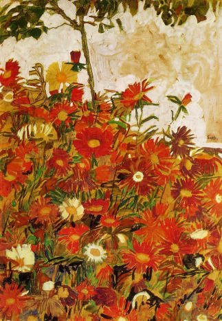 Schiele's arbejde var kendt i hele kunstsamfundet for den rå og intense kraft, det frembragte-hvilket hjalp med at udvikle den kunstneriske bevægelsesekspressionisme. Selvom Schiele døde i en alder af 28, har hans arbejde levet videre i næsten et århundrede og fortsætter med at inspirere kunstnere og entusiaster rundt om i verden. Selvom Johnson generelt tier om sit personlige liv, kan vi se, hvordan hun ville forholde sig til Schiele's kunst. Hans blomster er ikke beregnet til at være perfekte, fordi de viser, at de trods deres mangler stadig er smukke blomster. Dette er et koncept, som mange af os kan forholde os til, og det er et budskab, der er vigtigt at holde fast i, især i Hollywood, hvor perfektion ofte forventes.